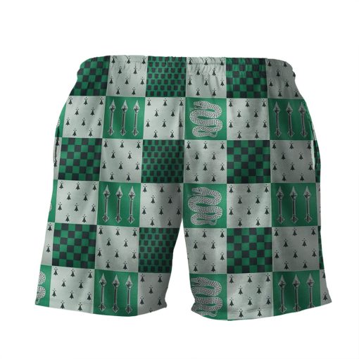 9Heritages 3D H.P Slytherin House Custom Men Short