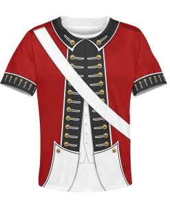 9Heritages REVOLUTIONARY WAR UNIFORM Kid Custom Hoodies T-shirt Apparel