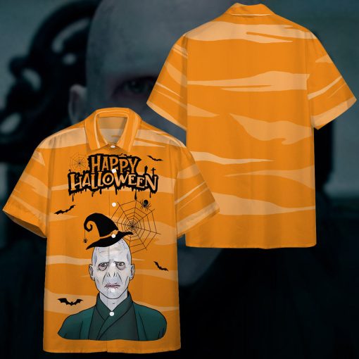 9Heritages 3D Happy Halloween Lord Voldemort Custom Hawaii Shirt