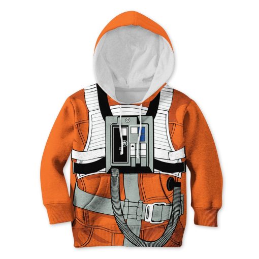 9Heritages SW X-WING PILOT Kid Custom Hoodies T-shirt Apparel