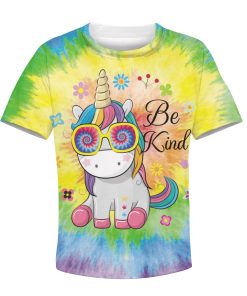 9Heritages Unicorn Be Kind Kid Custom Hoodies T-shirt Apparel