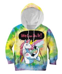 9Heritages Unicorn We Can Do It Custom Hoodies T-shirt Apparel