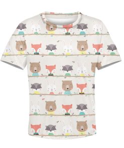 9Heritages WOODLAND ANIMALS Kid Custom Hoodies T-shirt Apparel