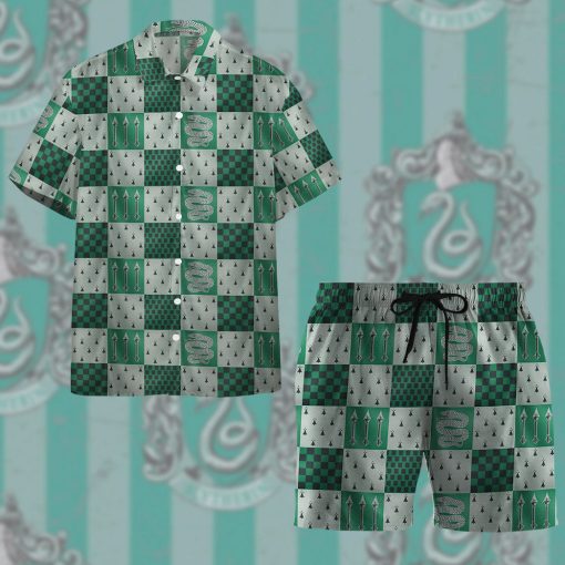 9Heritages 3D H.P Slytherin House Custom Men Short