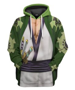 9Heritages 3D One Piece Zoro The Wano Country Arc Custom Hoodie Tshirt Apparel