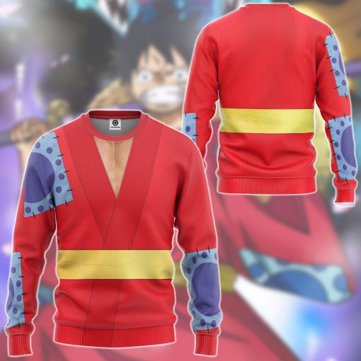 9Heritages 3D One Piece Luffy The Wano Country Arc Custom Hoodie Tshirt Apparel