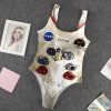 9Heritages 3D Armstrong Spacesuit Custom Name One Piece Swimsuit