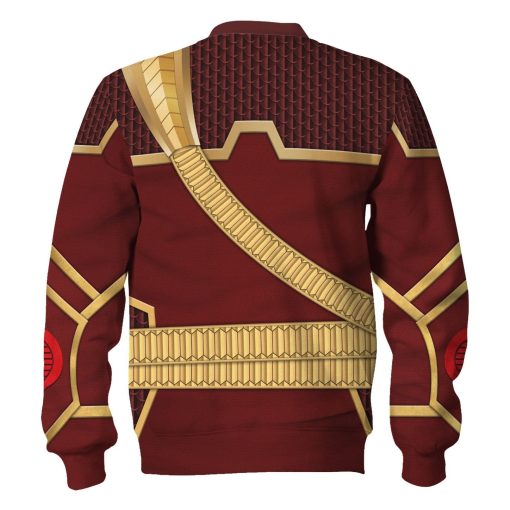9Heritages GIJ Cobra Commander Burgundy Color Costumes Hoodie Sweatshirt T-Shirt