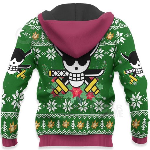 9Heritages 3D One Piece Roronoa Zoro Swords Custom Fandom Ugly Christmas Sweater