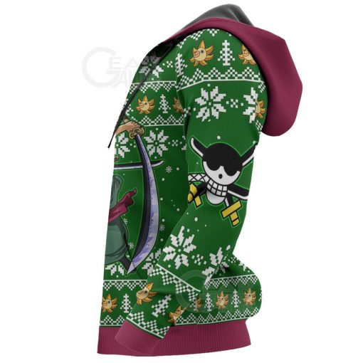 9Heritages 3D One Piece Roronoa Zoro Swords Custom Fandom Ugly Christmas Sweater