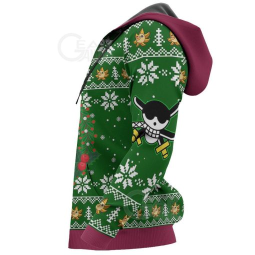 9Heritages 3D One Piece Zoro Custom Fandom Ugly Christmas Sweater