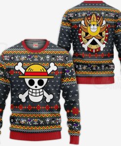 9Heritages 3D One Piece Straw Hat Priate Custom Fandom Ugly Christmas Sweater