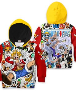 Monkey D Luffy Gear 5 Anime Kids Hoodie Custom Merch Clothes PT1801