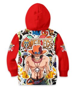 Portgas D Ace Anime Kids Hoodie Custom Merch Clothes PT1801