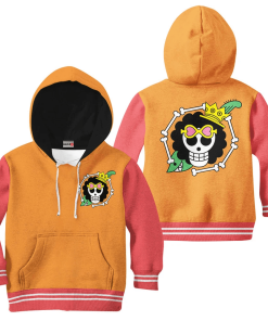 9Heritages 3D One Piece Brook Symbol Kids Hoodie Custom Anime Clothes VA1312