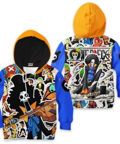 Brook Anime Kids Hoodie Custom Merch Clothes PT1801