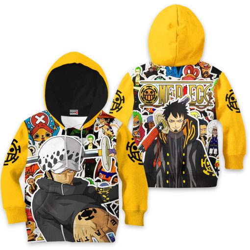 Trafalgar D Law Anime Kids Hoodie Custom Merch Clothes PT1801