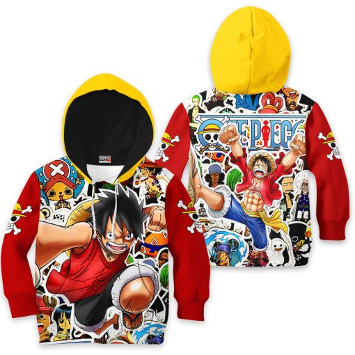 Monkey D Luffy Anime Kids Hoodie Custom Merch Clothes PT1801