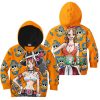 9Heritages 3D One Piece Red Nami Kids Hoodie Custom Anime Merch Clothes