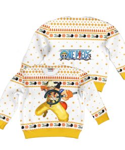 9Heritages 3D One Piece Usopp Kids Anime Ugly Christmas Sweater