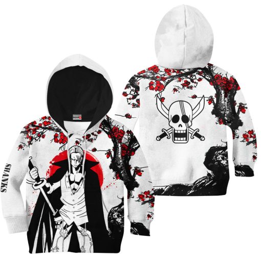 9Heritages 3D One Piece Shanks Kids Hoodie Custom Anime Clothes Japan Style VA0612