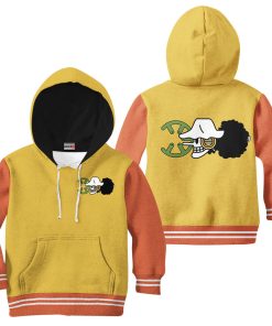 9Heritages 3D One Piece Usopp Symbol Kids Hoodie Custom Anime Merch Clothes VA1312