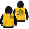 9Heritages 3D One Piece Law Symbol Kids Hoodie Custom Anime Clothes VA1312