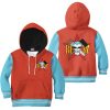 9Heritages 3D One Piece Franky Symbol Kids Hoodie Custom Anime Clothes VA1312