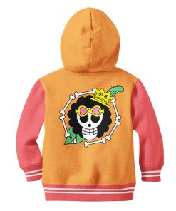 9Heritages 3D One Piece Brook Symbol Kids Hoodie Custom Anime Clothes VA1312
