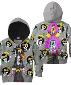 9Heritages 3D One Piece Red Brook Kids Hoodie Custom Anime Merch Clothes