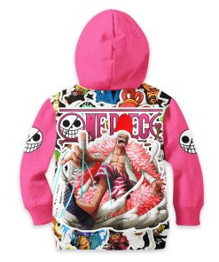 Donquixote Doflamingo Anime Kids Hoodie Custom Merch Clothes PT1801