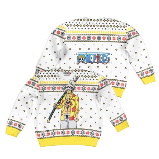 9Heritages 3D One Piece Law Kids Anime Ugly Christmas Sweater