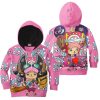 9Heritages 3D One Piece Red Tony Tony Chopper Kids Hoodie Custom Anime Merch Clothes