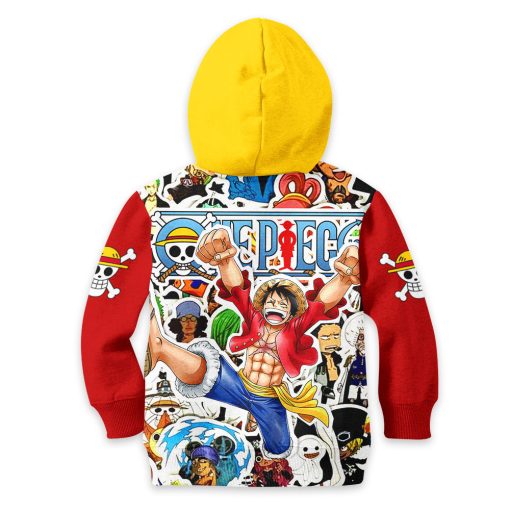 Monkey D Luffy Anime Kids Hoodie Custom Merch Clothes PT1801