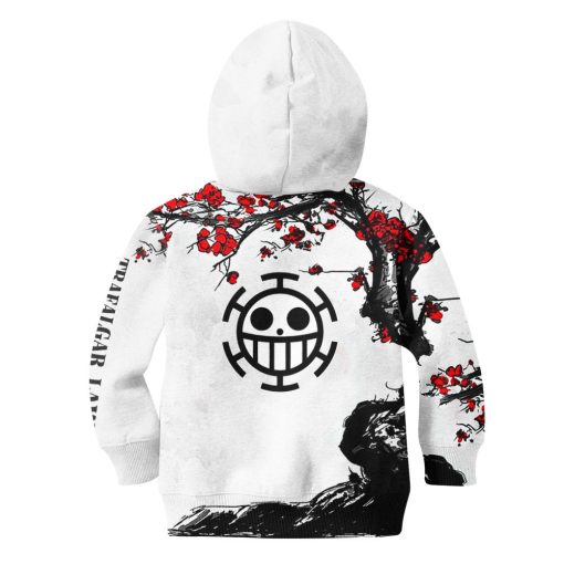 9Heritages 3D One Piece Trafalgar D. Law Kids Hoodie Custom Anime Clothes Japan Style VA0612