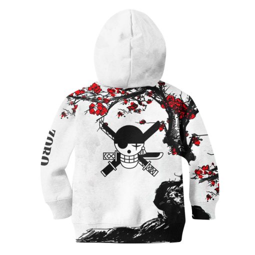 9Heritages 3D One Piece Roronoa Zoro Kids Hoodie Custom Anime Clothes Japan Style VA0612