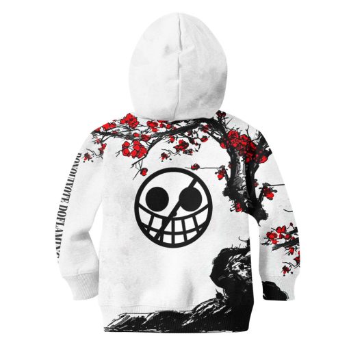 9Heritages 3D One Piece Donquixote Doflamingo Kids Hoodie Custom Anime Clothes Japan Style VA0612