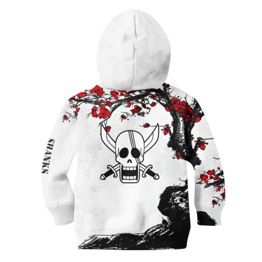 9Heritages 3D One Piece Shanks Kids Hoodie Custom Anime Clothes Japan Style VA0612