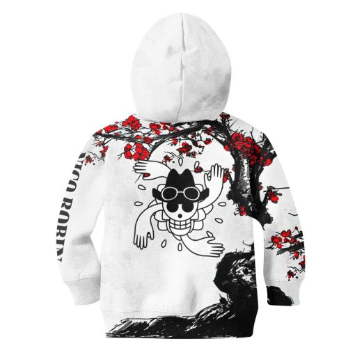 9Heritages 3D One Piece Nico Robin Kids Hoodie Custom Anime Clothes Japan Style VA0612