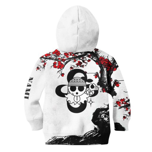 9Heritages 3D One Piece Nami Kids Hoodie Custom Anime Clothes Japan Style VA0612