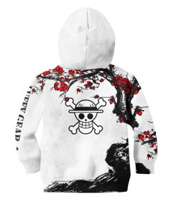 9Heritages 3D One Piece Luffy Gear 4 Kids Hoodie Custom Anime Clothes Japan Style VA0612