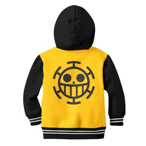 9Heritages 3D One Piece Law Symbol Kids Hoodie Custom Anime Clothes VA1312