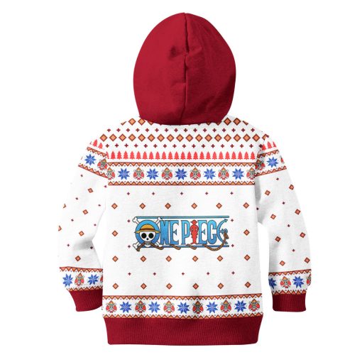 9Heritages 3D One Piece Ace Kids Anime Ugly Christmas Sweater