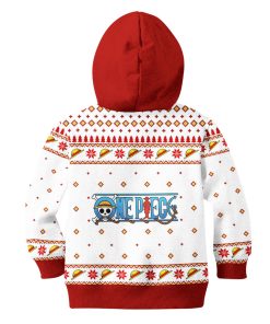 9Heritages 3D One Piece Luffy Gear 5 Kids Anime Ugly Christmas Sweater