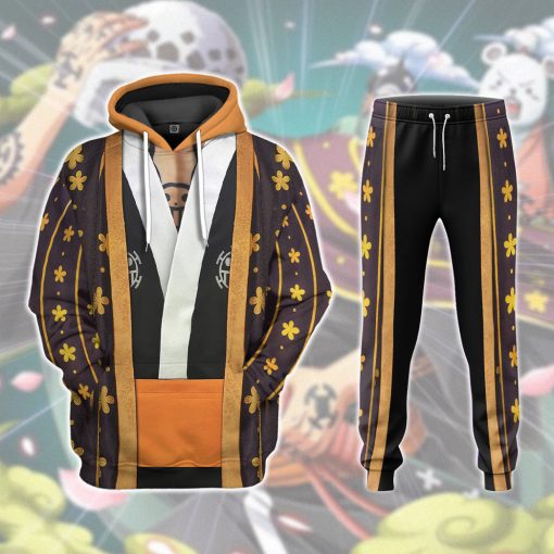 9Heritages 3D One Piece Law The Wano Country Arc Custom Hoodie Tshirt Apparel