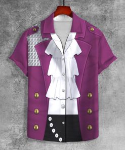 Prince Purple Rain Unisex Lapel Shirt