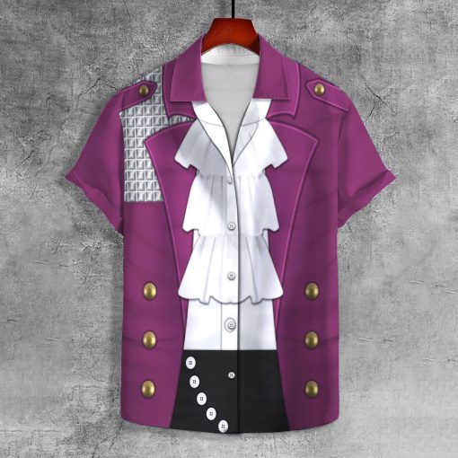 Prince Purple Rain Unisex Lapel Shirt