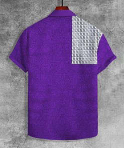 Purple Rain Outfits Unisex Lapel Shirt