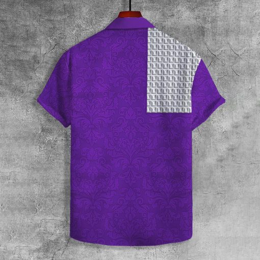 Purple Rain Outfits Unisex Lapel Shirt