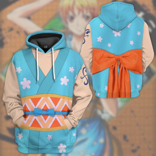 9Heritages 3D One Piece Nami The Wano Country Arc Custom Hoodie Tshirt Apparel